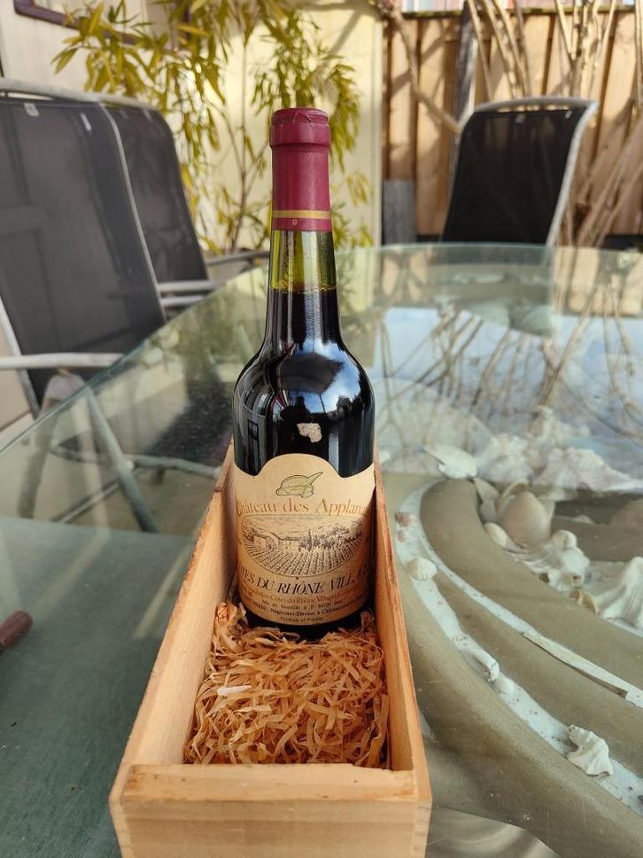 Chateau Des Applanats Cotes Du Rhone Villages 1983, Verzamelen, Wijnen, Nieuw, Rode wijn, Frankrijk, Vol, Ophalen of Verzenden