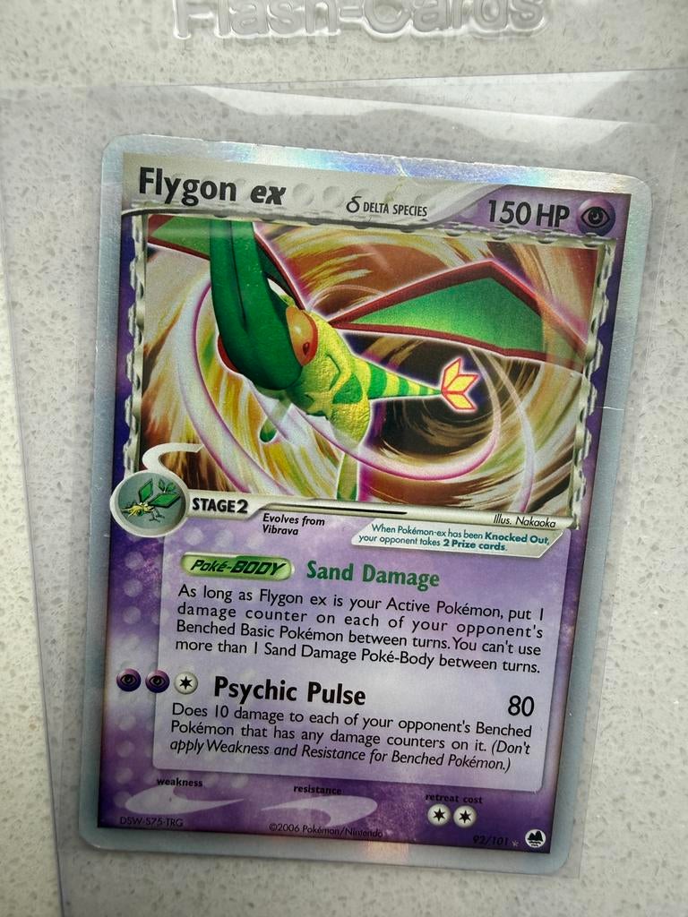 Flygon ex df 92 Pokemonkaart, Ophalen of Verzenden, Zo goed als nieuw