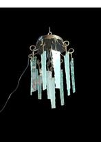 Brand van Egmond Design glazen Hanglamp met 13 lange Platen, Huis en Inrichting, Ophalen, Zo goed als nieuw, Glas, 50 tot 75 cm