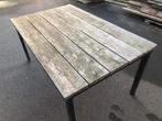 Tafel, Tuin en Terras, Ophalen, Gebruikt, Rechthoekig, Aluminium