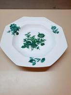 vintage groen bloem bord Limoges Chadelaud, Antiek en Kunst, Antiek | Servies los, Ophalen of Verzenden