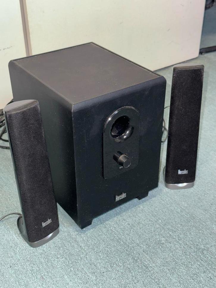 Hercules XPS 2.140 Slim Speakerset, Audio, Tv en Foto, Luidsprekers, Gebruikt, Complete surroundset, 120 watt of meer, Overige merken