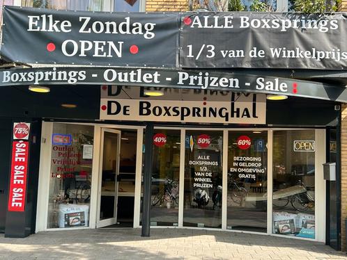 🔴 Actie-Maand  🔴Prachtige Showroom Boxsprings €585 🚚 Free, Huis en Inrichting, Slaapkamer | Boxsprings, Zo goed als nieuw, 180 cm