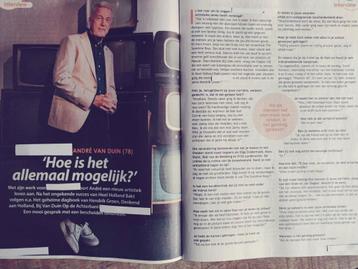 André van Duin ( 78 ) Interview Artikel Knipsel  beschikbaar voor biedingen
