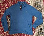 Ralph Lauren blauwe/bruine polo maat s, Verzenden, Gedragen, Maat 46 (S) of kleiner, Ralph Lauren