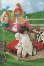 Kledingpatronen Barbie en Skipper: avondjurken en bontjas, Kinderen en Baby's, Ophalen of Verzenden, Zo goed als nieuw, Barbie