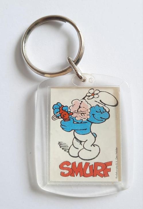 IJdele Smurf sleutelhanger 1994, Verzamelen, Smurfen, Gebruikt, Overige typen, Overige Smurfen, Ophalen of Verzenden