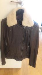 Leren jas, merk Muubaa, Ophalen of Verzenden, Zo goed als nieuw, Maat 38/40 (M), Bruin