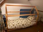 Bed 200x90, Ophalen, 85 tot 100 cm, Zo goed als nieuw, Matras