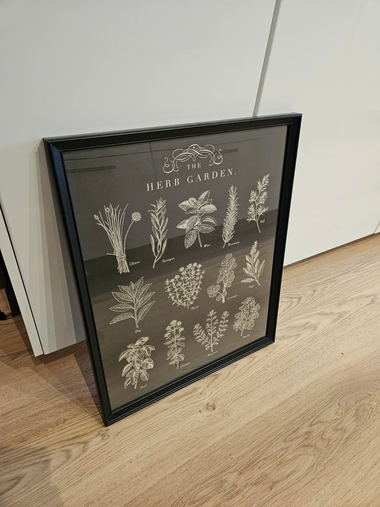 Kruidentuin Foto met Lijst - 42x52cm, Ophalen