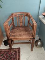 Koloniale stoelen, Huis en Inrichting, Twee, Bruin, Ophalen of Verzenden, Zo goed als nieuw
