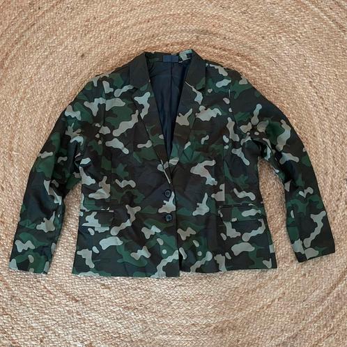 Prachtig camouflage colbert jas jasje groen legerprint AKTIE, Kleding | Dames, Jasjes, Kostuums en Pakken, Nieuw, Jasje, Maat 46/48 (XL) of groter
