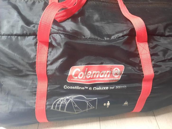 Coleman Coastline 6 DeLuxe tent, Caravans en Kamperen, Tenten, Gebruikt, Ophalen