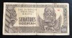Indonesië 100 Roepiah Japanse Bezetting Indië 1943., Verzenden, Zuidoost-Azië, Los biljet