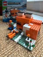 LEGO Minecraft 21178 De Vossenburcht, Ophalen of Verzenden, Zo goed als nieuw, Complete set, Lego