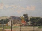 aquarel boerderij Waaldorpseweg aan de duinen Den Haag, Verzenden