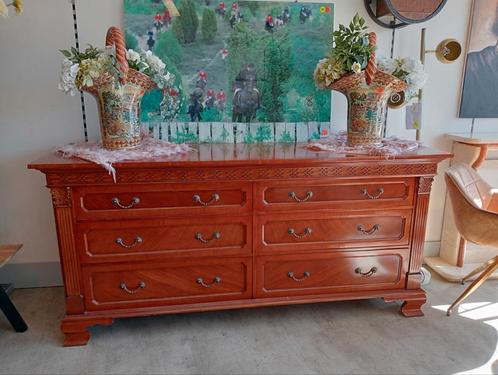 Emipre kersenhouten dressoir ladekast 200cm nu €245, Huis en Inrichting, Kasten | Ladekasten, Zo goed als nieuw, Minder dan 100 cm