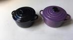 LE creuset mini ovenschalen, doorsnee is 10 cm, goeie staat, Huis en Inrichting, Keuken | Potten en Pannen, Ophalen, Zo goed als nieuw