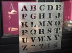sjabloon letters, Ophalen of Verzenden, Gebruikt, Overige typen