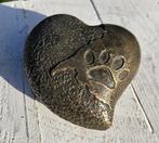 bronzen urn / URN MET AFDRUK VAN EEN KATTENPOOT / ASURN, Huis en tuin decoratie Marie, Nieuw, Info@huisentuindecoratiemarie.nl