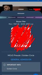 Bryson Tiller 6 mei Afas Live 6 tickets te koop, Tickets en Kaartjes, Concerten | R&B en Hiphop, Mei, Drie personen of meer