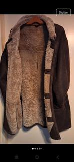 Milestone Lange Suede Leren Jas Heren, Bruin, Maat 48/50 (M), Milestone, Ophalen of Verzenden