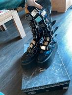 Demonia Damned-318 Hologram maat 40, Kleding | Dames, Schoenen, Ophalen, Hoge laarzen, Zwart, Zo goed als nieuw