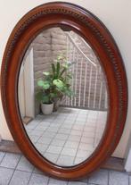 Mooi bewerkte antieke engelse ovale spiegel 80 X 40 cm, Antiek en Kunst, Antiek | Spiegels, Minder dan 100 cm, Minder dan 50 cm