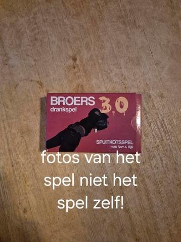 Fotos van het Broers drankspel 3.0 niet het spel zelf  beschikbaar voor biedingen