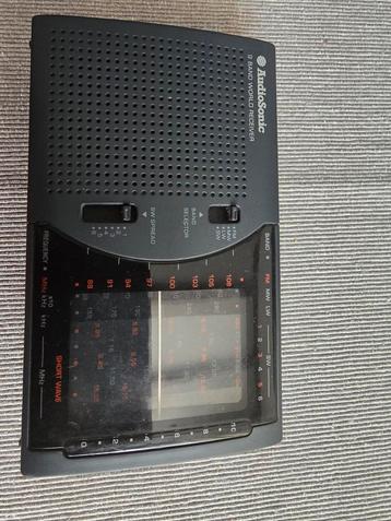 Audiosonic 9 band world receiver TK-386 wereldontvanger  beschikbaar voor biedingen