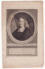 Mr.Govert van Slingelandt gravure door Jacob Houbraken, Antiek en Kunst, Ophalen of Verzenden