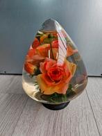 Vintage bloemen in water/bloemaquarium/ bloemglobe glas, Ophalen of Verzenden