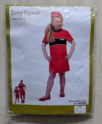 Tweedelige verkleedset Stewardess maat 164 beschikbaar voor biedingen