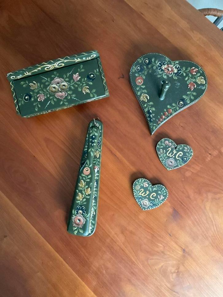 Hindelooper beschilderde artikelen, Antiek en Kunst, Antiek | Woonaccessoires, Ophalen