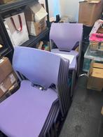 Paarse Stoelen - Stapelbaar, Ophalen, Kunststof, Gebruikt, Overige kleuren