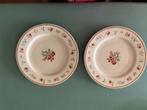 Greengate servies: 2 ontbijtbordjes, printje: Claire, Ophalen of Verzenden, Zo goed als nieuw, Bord(en), Overige stijlen