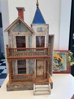 Gottschalk blue roof poppenhuis in originele staat., Ophalen of Verzenden