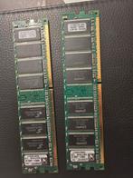 Kingston 1GB DDR RAM - Set van 2, Computers en Software, RAM geheugen, Ophalen of Verzenden, DDR, Desktop, Gebruikt