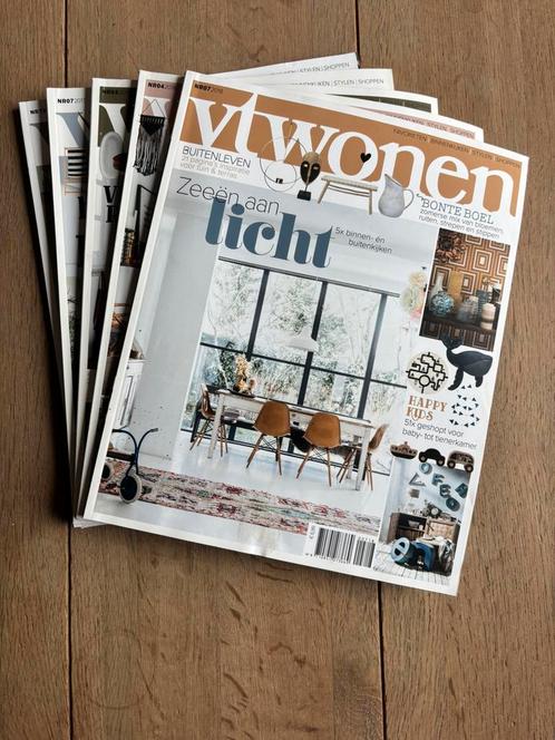5x vtwonen magazines (2016 t/m 2018), Boeken, Tijdschriften en Kranten, Gelezen, Ophalen of Verzenden