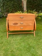 Vintage dutch design naaikastje mid century, Antiek en Kunst, Ophalen of Verzenden