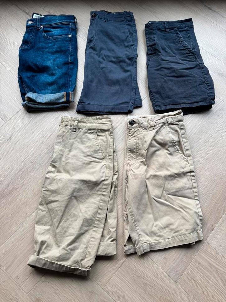 Partij heren korte broeken W28 W30 maat S - chino, Kleding | Heren, Broeken en Pantalons, Zo goed als nieuw, Maat 46 (S) of kleiner