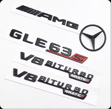 Mercedes GLE 63 S AMG Embleemset Zwart | V8 BITURBO 4MATIC+ beschikbaar voor biedingen