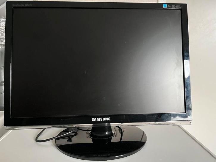 Samsung Syncmaster 2253 BW Zwart monitor, Computers en Software, Monitoren, Zo goed als nieuw, 60 Hz of minder, DVI, TN, Full HD