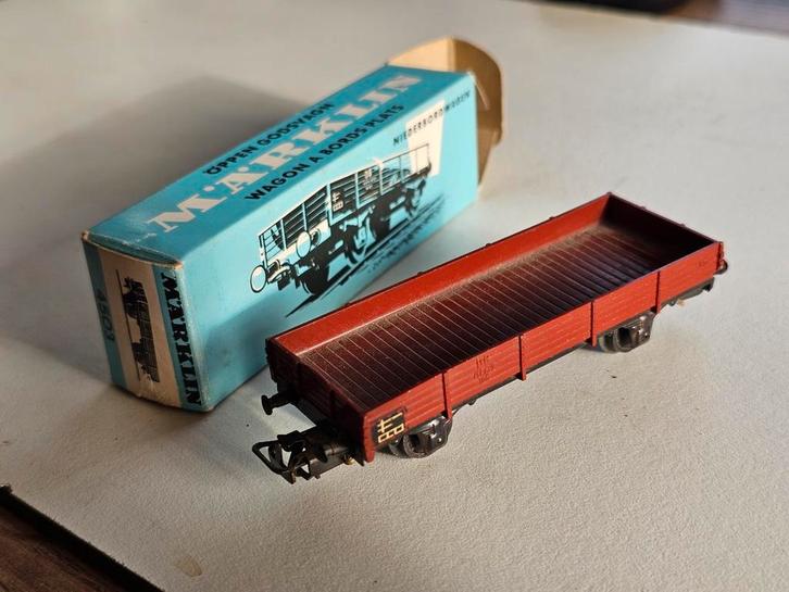 Modeltrein Ho marklin wagon 4503 in doosje, Hobby en Vrije tijd, Modeltreinen | H0, Zo goed als nieuw, Wagon, Wisselstroom, Märklin