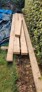 Houten balken, Tuin en Terras, Palen, Balken en Planken, Ophalen of Verzenden, Zo goed als nieuw, 250 cm of meer, Balken