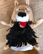 Fabeltjeskrant knuffel Bor de Wolf - 30 cm, Ophalen of Verzenden, Zo goed als nieuw, Overige typen