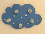 Plafondlamp blauwe wolk 5 lampen dimbaar, Ophalen of Verzenden, Zo goed als nieuw, Lamp