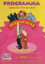 Nederlands Nat. Circus Herman Renz. Programmaboek  1999, Verzenden, Nieuw