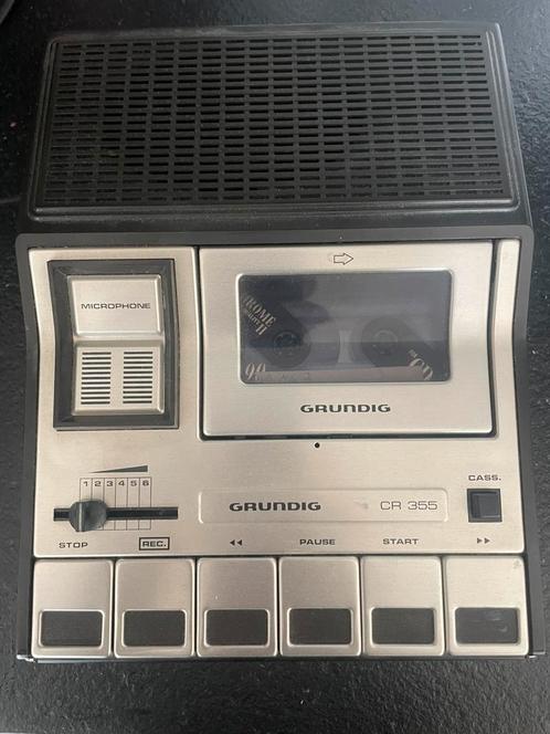 Grundig CR 355 cassetterecorder, Audio, Tv en Foto, Cassettedecks, Overige merken, Ophalen of Verzenden