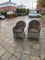 Gratis af te halen: 2 rieten stoelen, Ophalen of Verzenden